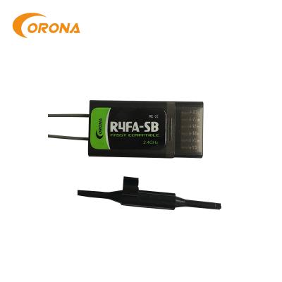 China Universal rc transmitter crown R4FA-SB satellite receiver receiver and futaba compatible fasst/rc radio transmitter receiver for sale