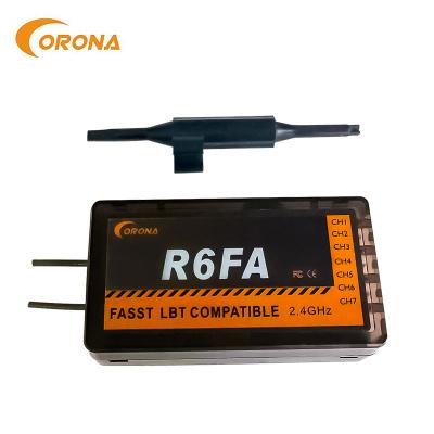 China Received signal crown 2.4G R6FA rc transmitter and compatible receiver futaba satellite fasst for sale