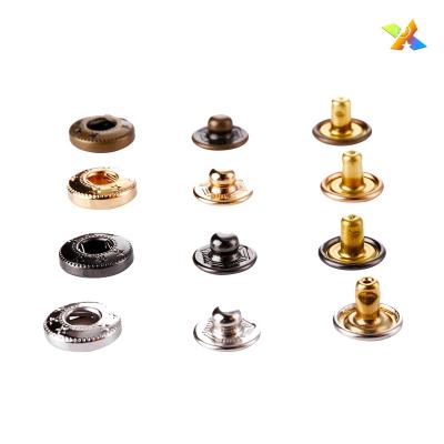 China 4pcs Factory Metal Rust Custom Knob Brass Button Push Button No Breakage No Breakage for sale