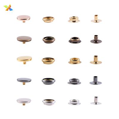 China No Rust Customized 10 mm snap button jacket metal buttons vt2 openable personalized steel button for sale