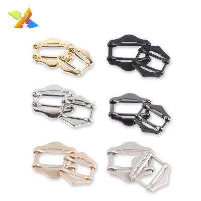 China Multi-Color Manufacturer Adjustable Seat Belt Safety Buckle Square Metal Buckle Nickel Free Adjustable Buckles for sale