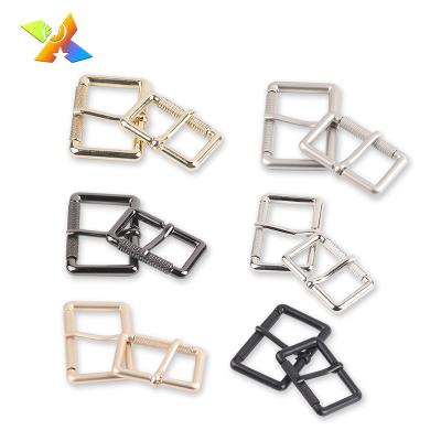 China Custom Men's Leather Belt Men's Zinc Alloy Pin Buckle Luxury Wholesale Silver Pin Buckle Pin Buckle Nickel Free Pin Buckle for sale