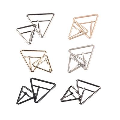 China Customized Luxury Belt Buckle Nickel Free High-grade Triangular Metal Star Belt BuckleTriangle Metal Star Buckle for sale