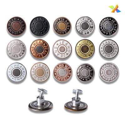 China Factory Custom Rust Button For Jeans Buttons Jeans And Rivets Colored Jeans Does Not Button for sale