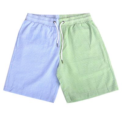 China Viable New Design Two Tone Striped Summer Pockets Sport Men's Shorts Custom Made Shorts for sale