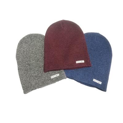 China JOINT Custom Your Own Logo 100% Acrylic Knit Beanie Mens Knitted Beanie Hat for sale