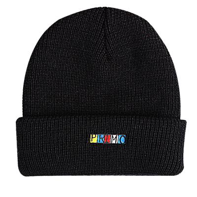 China Custom Embroidery Logo Beanies, JOINT New Design OEM Black Beanies Hat for sale