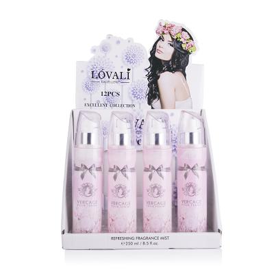 China Body Perfume 250ml Fragrance Perfume Body And Body Mist Spray Splash For Women for sale