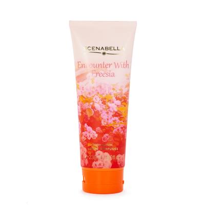 China Newest Body Lotion Revitalizer Scent Skin Scenabella 236 Ml For Women Freesia for sale