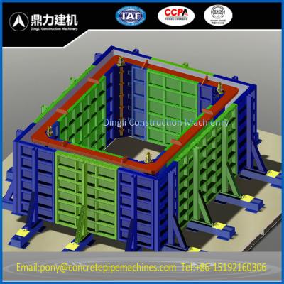 China precast concrete culvert box manufacturing mold for sale