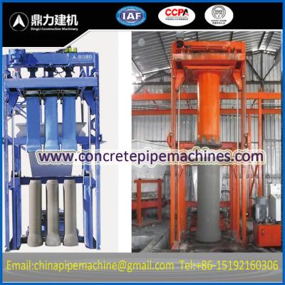 China vertical concrete pipe making machine for sale