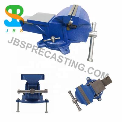 China Machinery repair shops 83 series heavy duty table vice bench vise 4