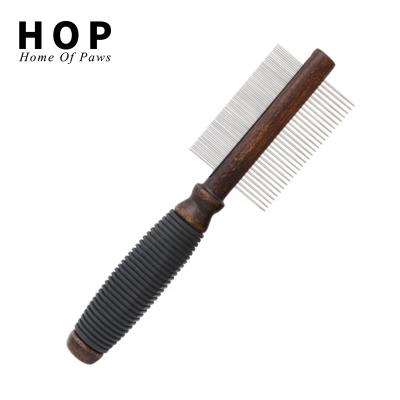 China Wholesale Viable Style Dog Flea Classic Double Sided Comb Pet Cat Hair Grooming Comb for sale