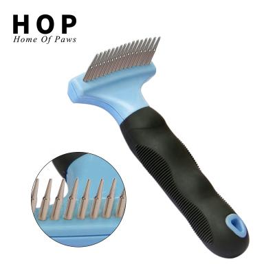 China Wholesale High Quality Metal Cat Grooming Massage Rake Brush from Viable Factory for sale