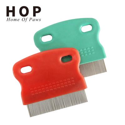 China Wholesale High Quality Portable Pet Cat Dog Flea Hair Comb From Viable Factory for sale