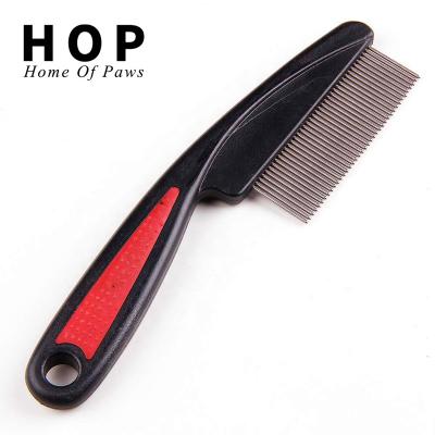 China Viable Factory Wholesale Plastic Pet Cat Dog Flea Hair Comb Handle for sale