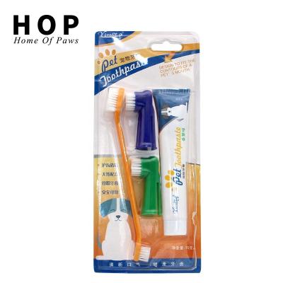 China Wholesale dog toothbrush and toothpaste set from viable factory LOW MOQ for sale