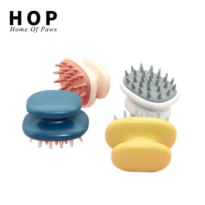 China Viable Factory Wholesale Soft Rubber Cat Massage Brush Pet Dog Shampoo Bath Brush for sale