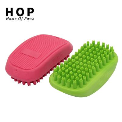 China Wholesale Multifunctional Pet Cat Dog Grooming Massage Bath Rubber Brush From Viable Factory LOW MOQ for sale