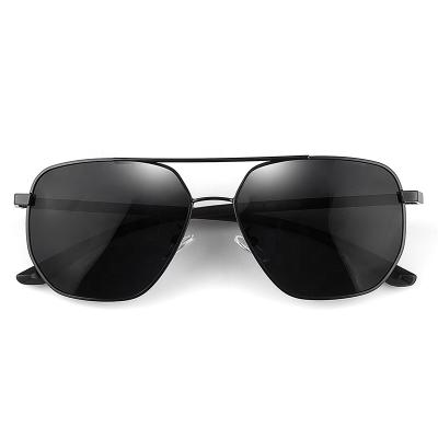 China Fashion Sunglasses Personality Shade TR90 Popular Men's Fashion Metal Comfort Ultralight Sunglasses for sale