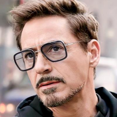 China Fashion Sunglasses Fedex Low Shipping Classic Iron Man The Same Style Metal Sunglasses for sale