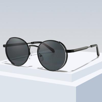 China Fashion Sunglasses Fedex Shipping Classic Round Men's And Women's Metal Prince Glasses Low UV400 for sale