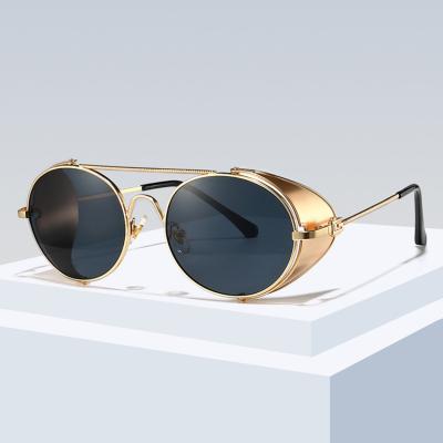 China Fashion Sunglasses Fedex Low Shipping Men's Classic Round Metal Sling Sunglasses for sale