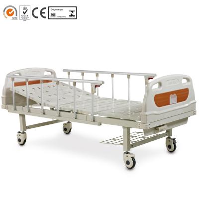 China High Quality and Cost-competitive Hospital Room Single Crank Manual Fowler Hospital Bed for sale