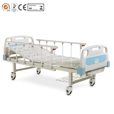 China Hospital Room CE Approved A High Quality And Inexpensive Manual Bed Hospital Function Metal In Stock for sale