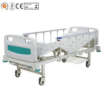 China Functions One Of Hospital Best Seller Good Price 1 Cranks Manual Nursing Bed for sale