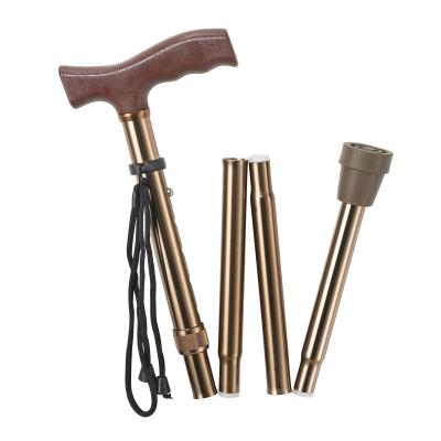 China Frame Folding Aluminum Liquid Coated Walking Stick ALK527L ALK527L for sale