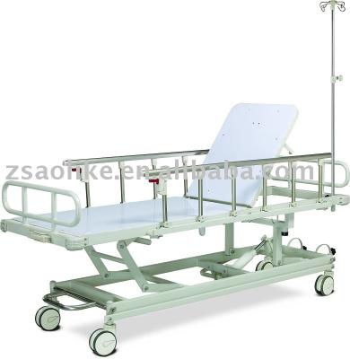 China Emergency Rescue Hospital Stretcher (ALK06-H802) Luxurious Hydraulic Hospital Bed , Moving Aluminum Stretcher Patients Avalibale Class I 10 Pieces for sale