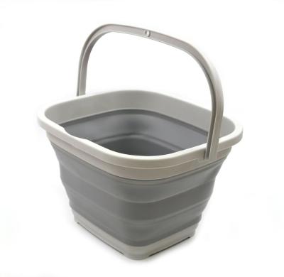 China Sustainable Collapsible Rectangular Basket - Portable Folding Water Container - Space Saving Bucket For Washing Dishes for sale