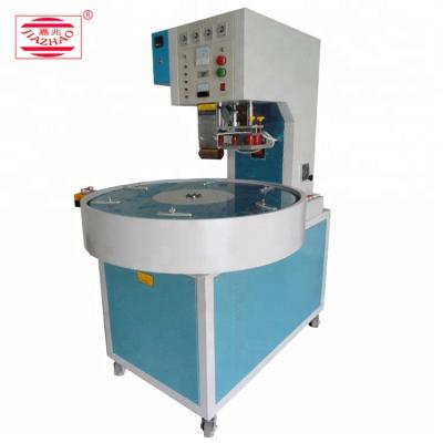 China APPAREL Multi Station Round Table Computer Automatic High Frequency Rotary Cup Blister Packing Solution for sale