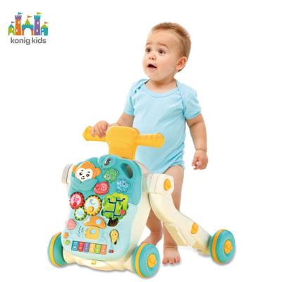 China Baby Walking Chair Konig Kids Popular Andador Para Bebe Sit-to-Stand Multi-Function Baby Study Walkers Activity Center Toddler Toys for sale