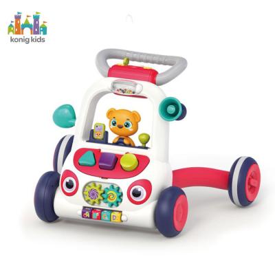 China Baby Toys Walkers Konig Walker Kids New 2022 Multifunctional Fun Learn Aid Support Toddlers Toys Music Activity Andador Push Baby Walker for sale