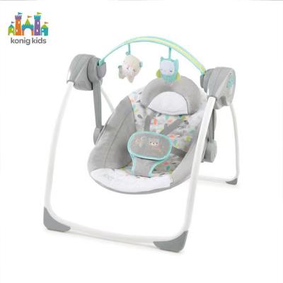 China Safety Confortable Baby Rocker Konig Chair Kids Amazon Electric Baby Swing Baby Bouncer Seat BRocker Chair Hot Selling Hands Free Automatic Baby Swing for sale