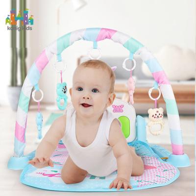 China Konig Kids Belly Soft Time Playmat for Infants Activity Gym Kick Piano Keyboard Gimnasios Para Bebes Baby Playing Gym for sale