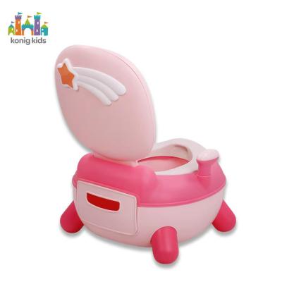 China 2022 New Arrivals Cartoon Konig Kids 2 In 1 Potty Train Potty Chair Squatty Kids Toilet Seats for sale