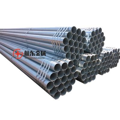 China High Quality 6mm Galvanized Round Liquid Pipe Steel Pipe Hot Dip Galvanized Pipe for sale