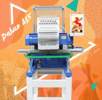 China Garment Shops Newest Holiauma Single Head Embroidery Machine With 20 Years Service Warranty Industrial/Domestic Embroidery Machine for sale