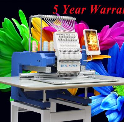 China Hat/T-shirt/shoes/leather embroidery 5 years warranty! Holiauma Head Dahao A15 Embroidery Machines China 15 Single Colors Best Computerized Embroidery Machine for sale