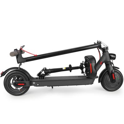 China Foldable Unisex Electric 36V Scooter With 2 Wheels E Scooter 8.5 Inch 350w Folding Kick Scooter With Seat For Adult for sale