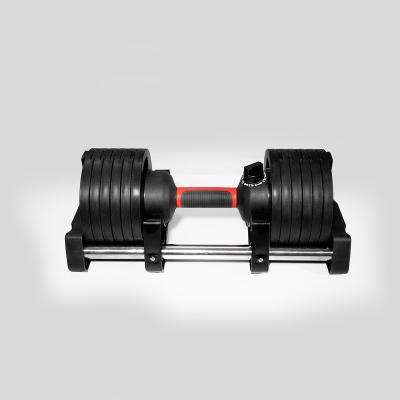 China Plastic Dip Into The Dumbbell 24kg Adjustable Dumbbell For Home And Gym for sale