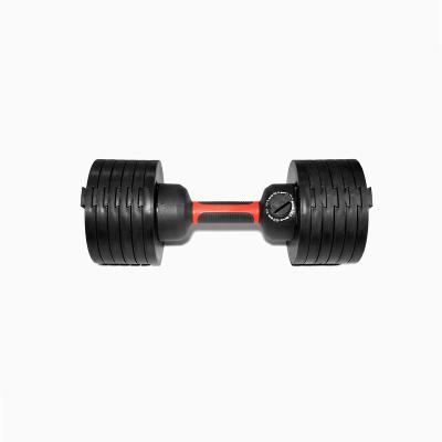 China Dumbbell Factory Wholesale Design Handsome Small Plastic Dip Weights Dumbbells Black Body Men Plastic Dip In Dumbbell 56.5cm*21cm*8cm for sale