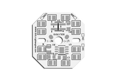 중국 백색 페인트 주문 PCB 널, 0.3oz - 3oz를 점화하는 LED 램프를 위한 알루미늄 PCB 널 판매용