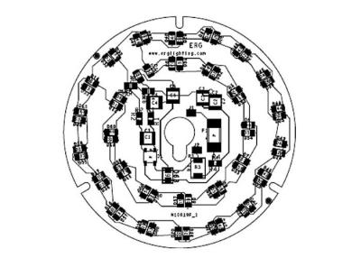 中国 5W内部ライト/フォグランプのための無人AC LED PCBのレイアウト アセンブリODMサービス 販売のため