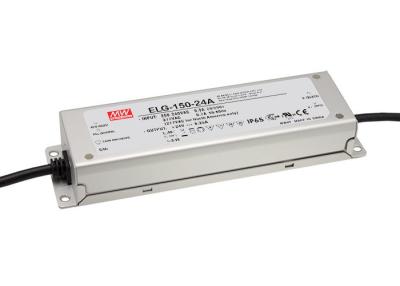 China CC CV Single Output LED Driver Power Supply ELG-150-24-3Y 150W 24VDC 6.25A AC-DC With PFC for sale