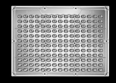 Chine Matériel 180 de PC de lentille de réverbère de l'angle de faisceau de 90° LED dans 1 efficacité optique élevée à vendre