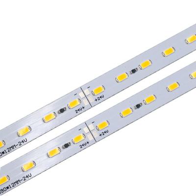 China DC 24V Rigid LED Strip PCB Board Module with SMD 5630 LEDs for Shelves or Counters Lighting for sale